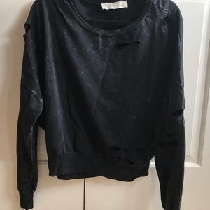 Vintage Havana distressed tee with holes